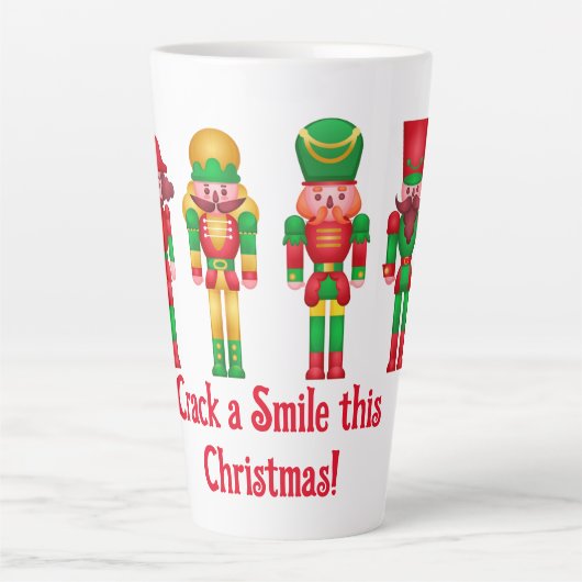 クリスマス ナッツクラッカー カフェラテマグ (正面)