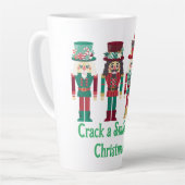 クリスマス ナッツクラッカー カフェラテマグ (左アングル)