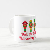 クリスマス ナッツクラッカー コーヒーマグカップ (正面左)