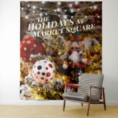 クリスマス・ナッツクラッカー・ホリデー・フォト・バックドロップ タペストリー (インサイチュ)