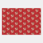 クリスマス・ナマズ ラッピングペーパーシート (正面2)
