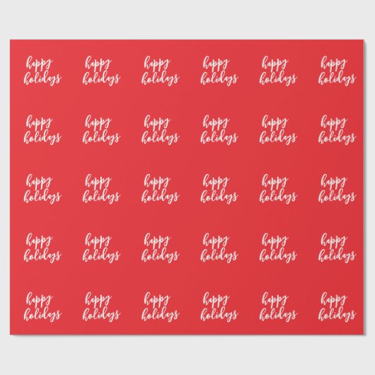 クリスマス・ニューイヤーの季節のご挨拶メッセージ ラッピングペーパー (フラット)