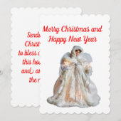 クリスマス＆ニューイヤーズカード 招待状 (正面/裏面)