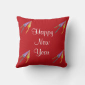 クリスマス&ニューイヤーリバーシブルレッド装飾用クッション クッション (裏面)