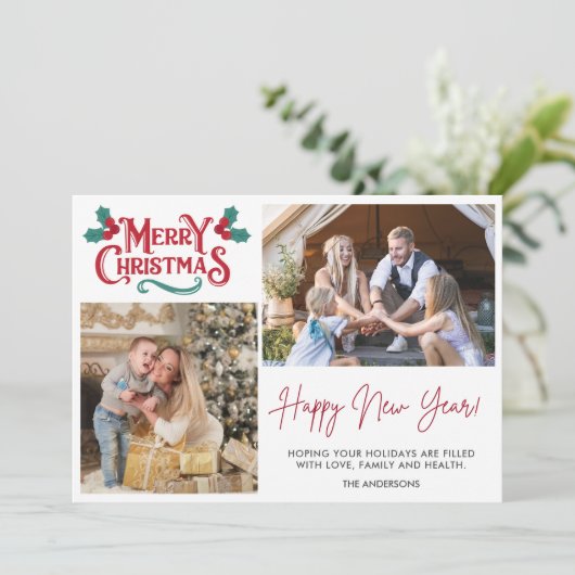 クリスマス&ニューイヤー家族写真の願い (スタンド正面)