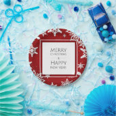 クリスマス/ニューイヤー7インチの紙皿 ペーパープレート (パーティー)