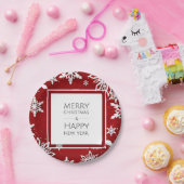 クリスマス/ニューイヤー7インチ対応 紙皿 (パーティー)