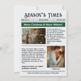 クリスマス ニュースレター アーカイブ フォト コラージュ