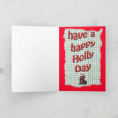 クリスマス·ニューフ·パピー シーズンカード (内部)