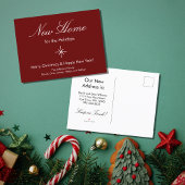 クリスマス・ニューホームの祝日のお知らせ 案内ポストカード