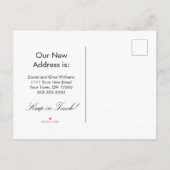 クリスマス・ニューホームの祝日のお知らせ 案内ポストカード (裏面)