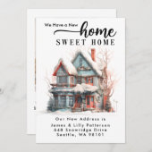 クリスマス・ニューホーム移動 シーズンカード (正面/裏面)