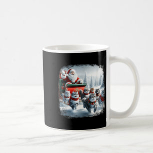クリスマス ネコ 楽しい 猫 みんなの Xmas メンズ コーヒーマグカップ
