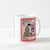 クリスマス,ネズミ コーヒーマグカップ (正面右)