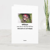 クリスマス・ネズミ シーズンカード (裏面)