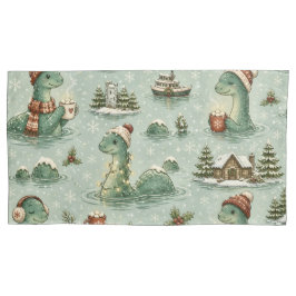 クリスマス ネッシー ロッホネス モンスター もこもこ 隠棲生物 枕カバー