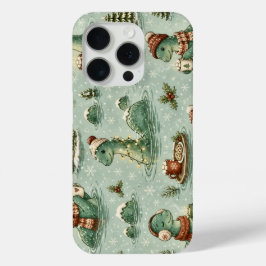 クリスマス ネッシー ロッホネス モンスター もこもこ 隠棲生物 iPhone 15 PROケース