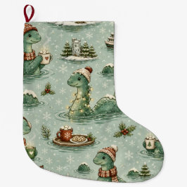 クリスマス ネッシー ロッホネス モンスター もこもこ 隠秘生物 ラージクリスマスストッキング