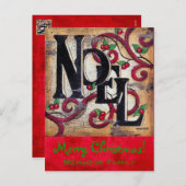 クリスマス・ノエル ～ ポストカード (正面/裏面)