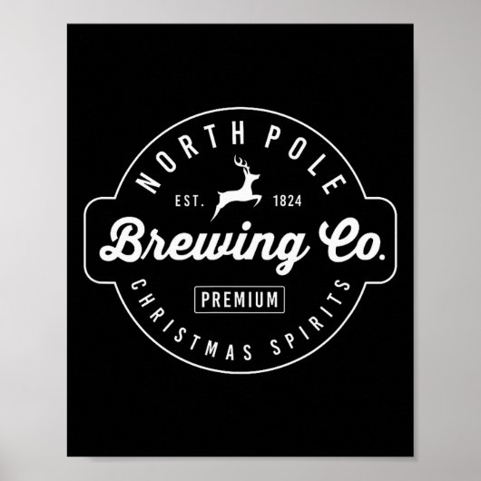クリスマス ノース レ ブリューハング ビール ホリデー シーズン ポスター (正面)