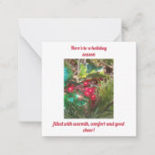 クリスマス ノートカード (正面)