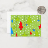 クリスマス ノートカード (正面/裏面インサイチュ)
