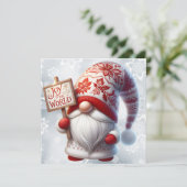 クリスマス・ノームのグリーティングカード シーズンカード (スタンド正面)