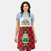 クリスマス・ノーム エプロン (着用した状態)