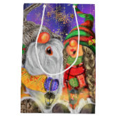 クリスマス ノーム ギフトバッグ 幸せ (裏面)