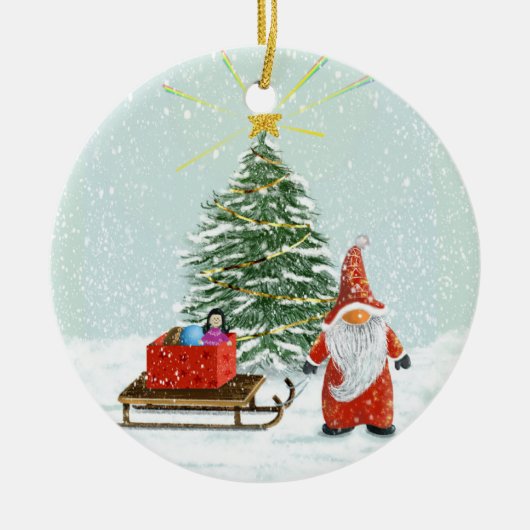 クリスマス・ノーム クリスマスツリー オーナメント (正面)