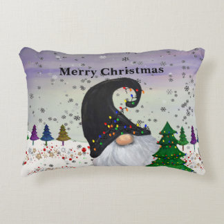 クリスマス・ノーム ホリデー ラグ アクセントクッション