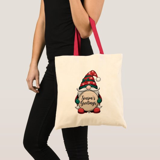 クリスマス・ノーム 冬の挨拶 トートバッグ (正面(商品))