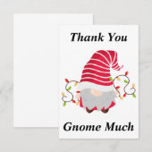 クリスマス ノーム 感謝カード (正面/裏面)