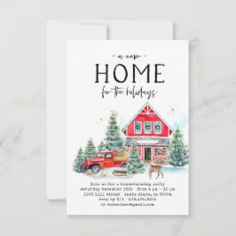 クリスマス・ハウスウォーミング・パーティーへの招待状 招待状