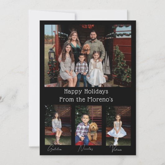 クリスマス ハガキ 招待状 (正面)