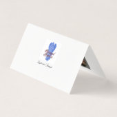 クリスマス「ハッピーバースデーイエス」グリーティングカード (裏面)