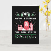 クリスマス – ハッピーバースデーブロイエス カード (黄色い花)