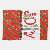 クリスマス ハッピーホリデー キッチンタオル (横)