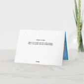 クリスマス ハッピー スワン カード (裏面)