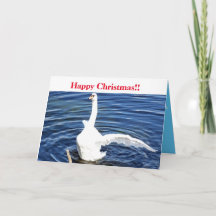 クリスマス ハッピー スワン