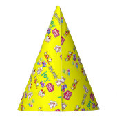 クリスマス ハッピー バースデー ペーパー パーティー パーティーハット (裏面)