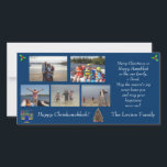 クリスマス/ハヌカー写真ホリデーカード シーズンカード<br><div class="desc">あなたもしの家族は私の家族と同じ祝よ、あなたはハヌカーとクリスマス。私たちの人間関係の初期に、私の夫と私は私たちの共有された休日のお祝いを記述するために"Chrishanukkah"という言葉を作った。あなたの名前と休日の挨拶と写真でパーソナライズ！</div>