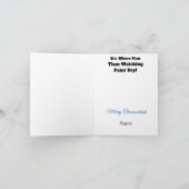 クリスマス・ハヌカ 祝賀カード ペンキ屋さん用 シーズンカード (内部)