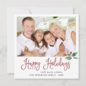 クリスマス ハリーポリ―のフェスティブ グリーティング2 フォト付き (正面)