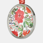 クリスマス&ハンドホ絵を描リデイオーナメント メタルオーナメント (左)