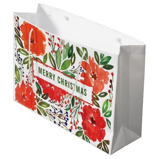 クリスマス&ハンド絵を描抱き枕 ラージペーパーバッグ (正面アングル)