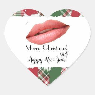 クリスマス ハートシール