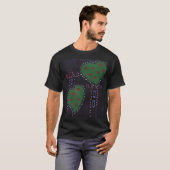 クリスマス ハート Tシャツ (正面フル)