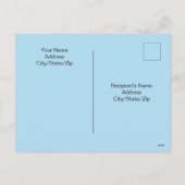 クリスマス・バイブル聖なる書物、 経典付きブルー海の写真 シーズンポストカード (裏面)