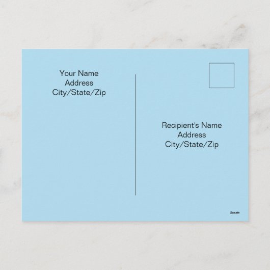 クリスマス・バイブル聖なる書物、 経典付きブルー海の写真 シーズンポストカード (裏面)